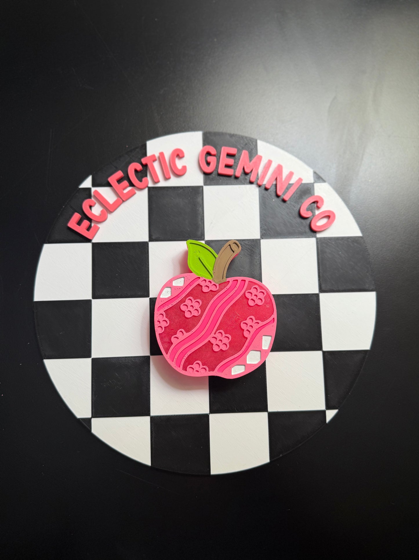 Groovy Teacher Apple- Custom Freshie