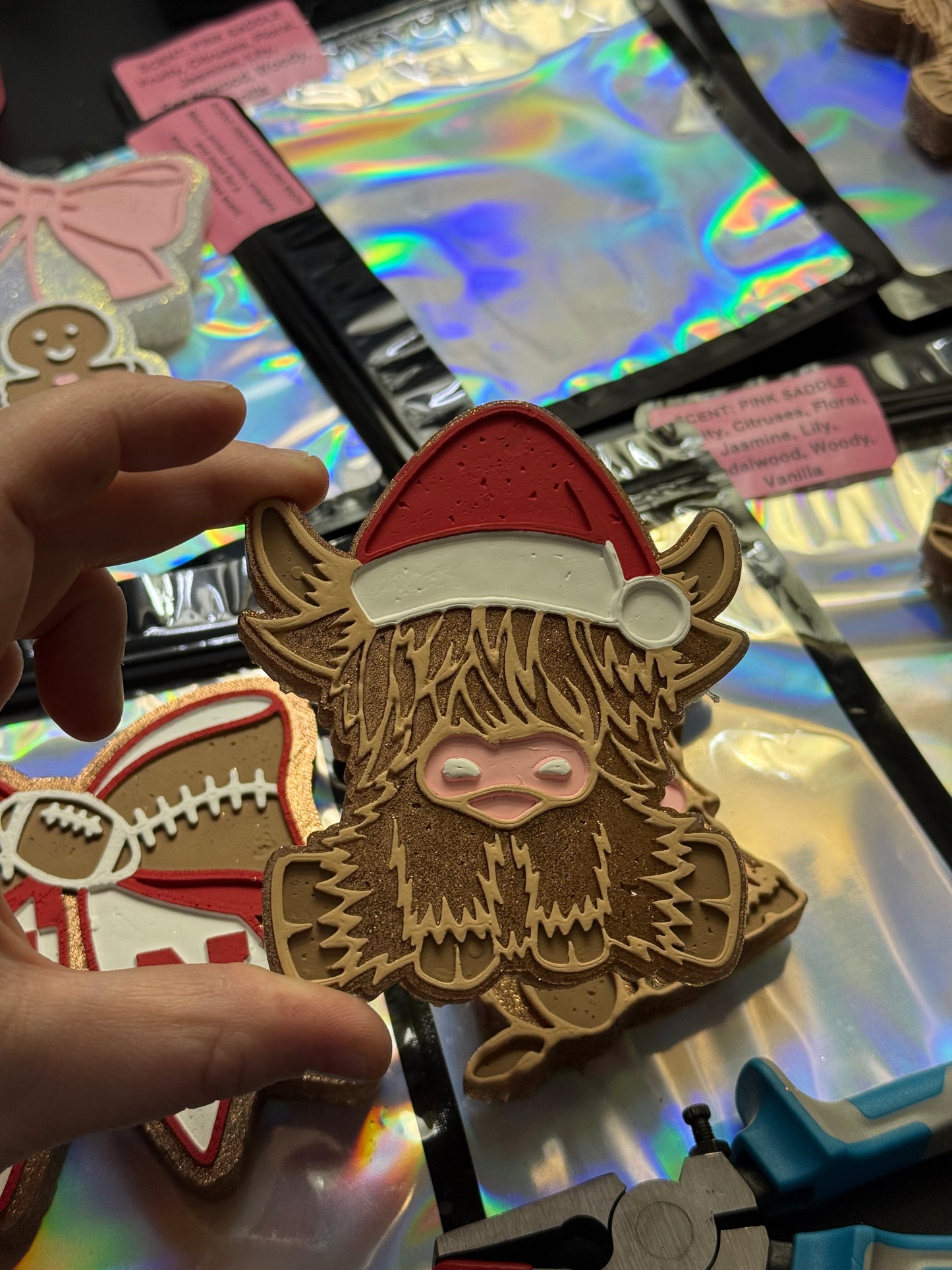 Highland Christmas Cow - Custom