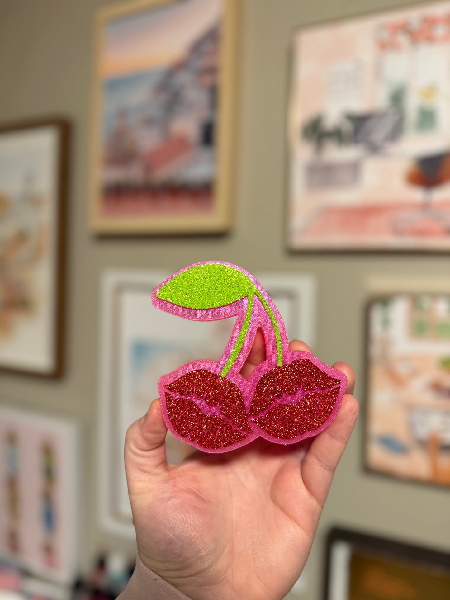 Cherry Lips- Custom Freshie