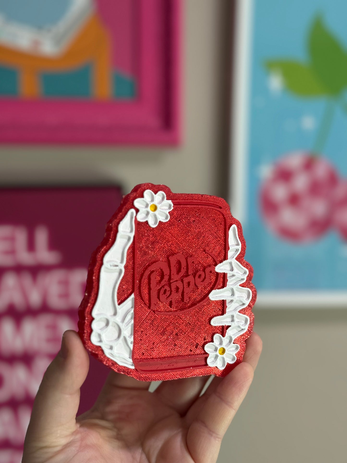 Dr P Skeleton Hand - Custom Freshie