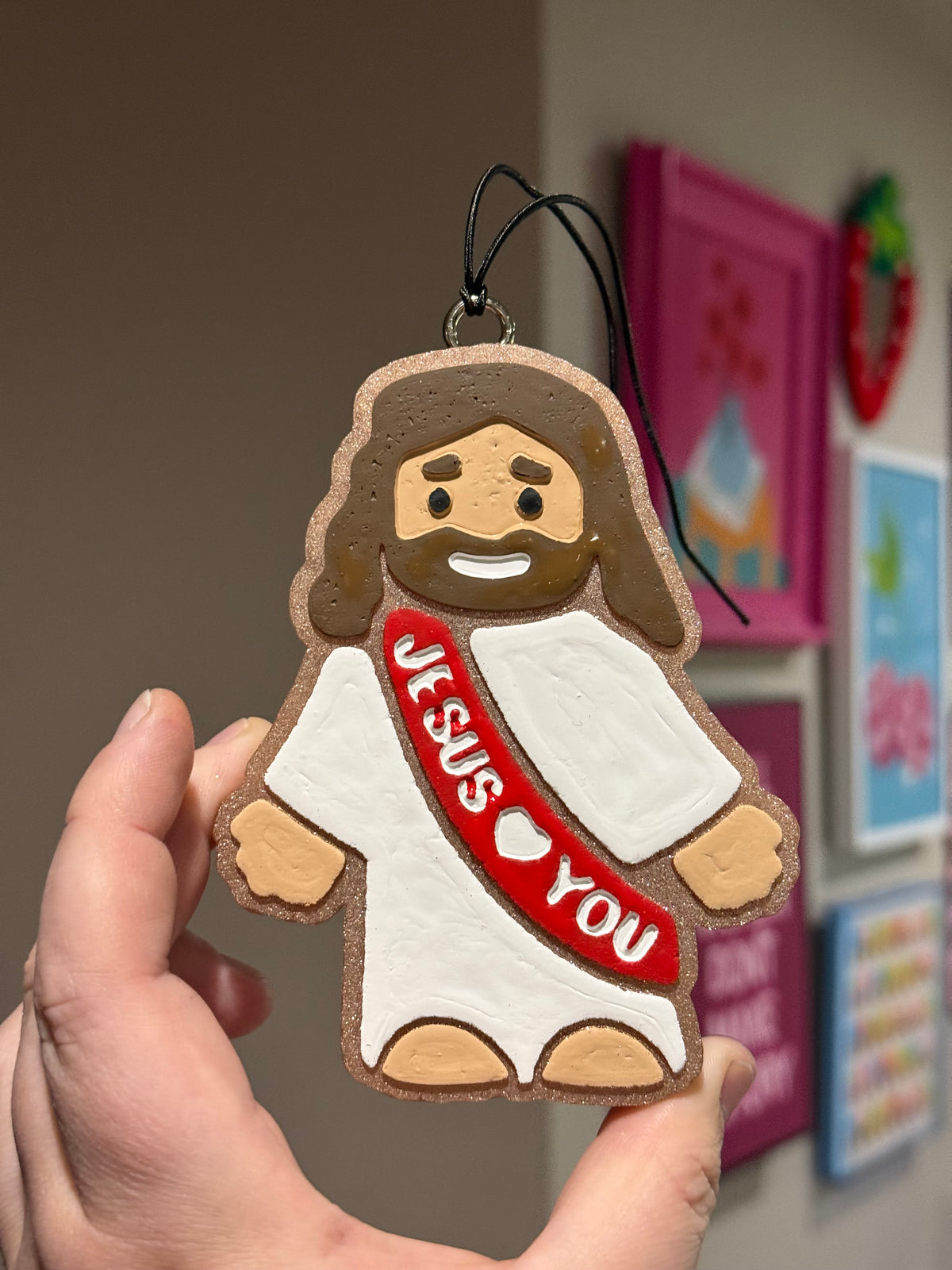 Jesus Loves You Custom Freshie