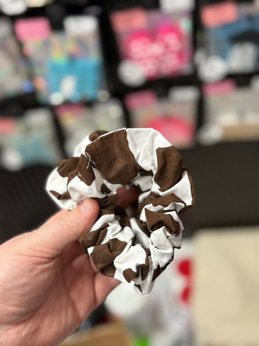 Brown Cow Scrunchie