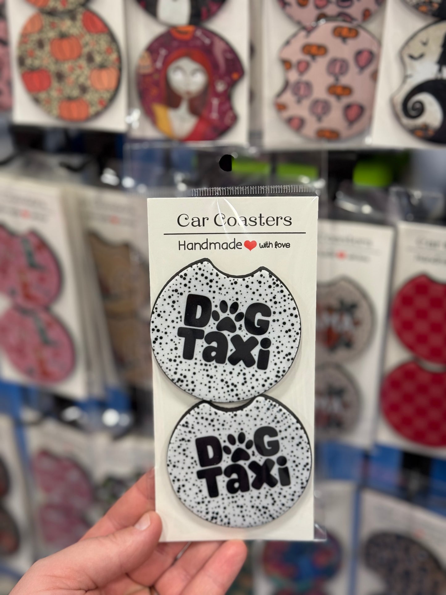 Dog Taxi Car Coaster Set