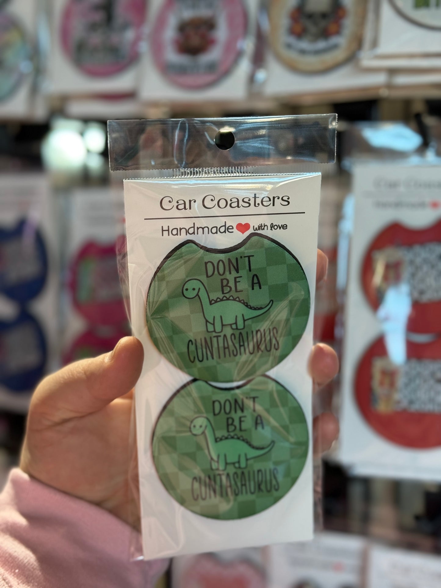 Don’t Be A Car Coaster Set