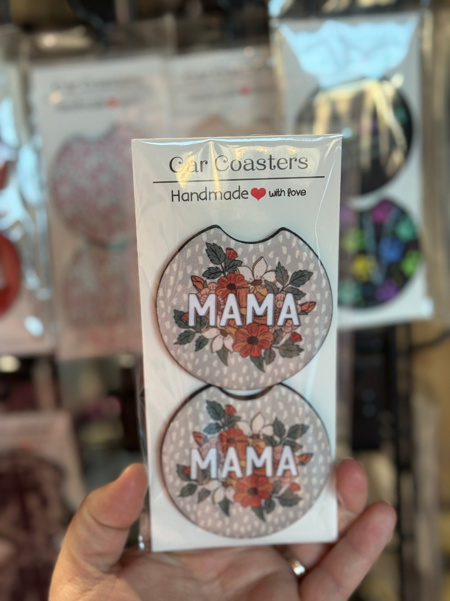 MAMA Car Coaster Set