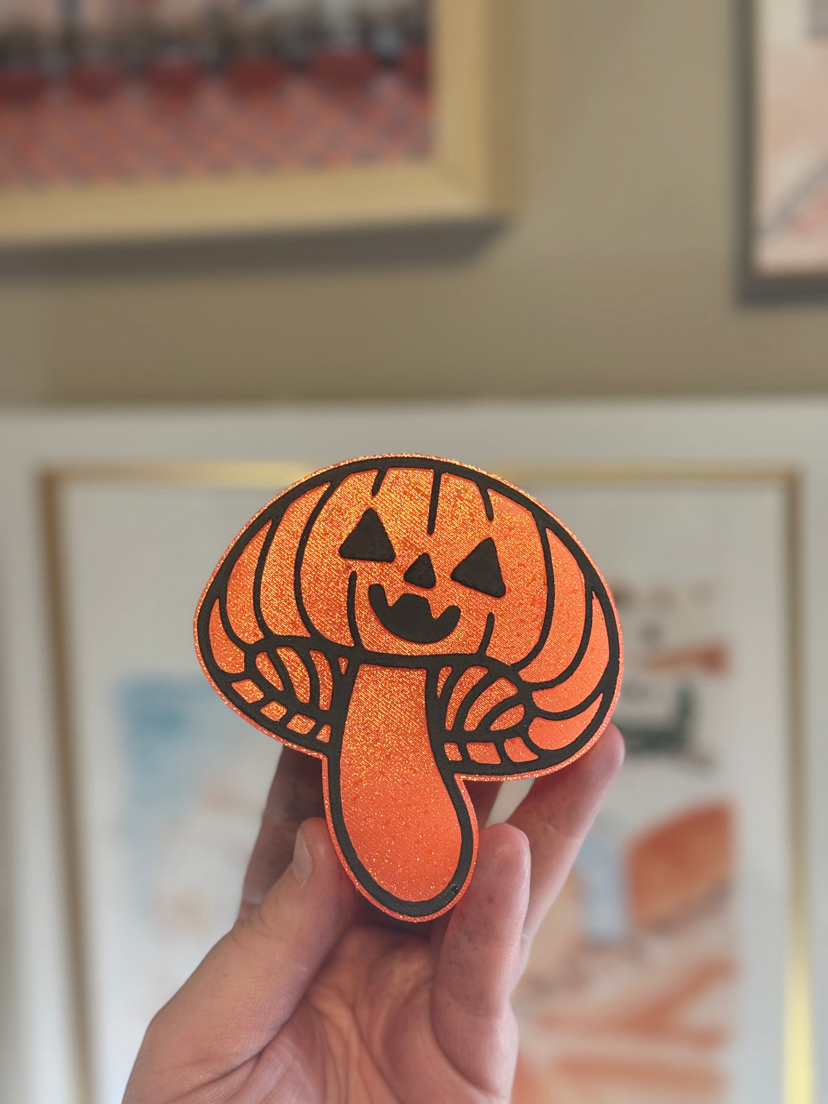 Pumpkin Mushroom Custom Freshie
