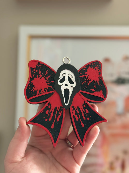 Scream Bow Custom Freshie