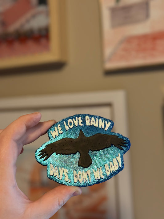 Raven Rainy Days Custom Freshie