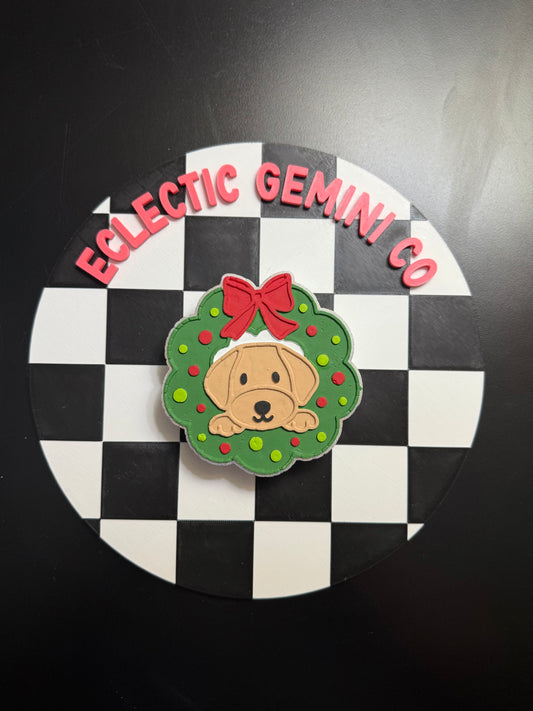 Dog Wreath - Custom Freshie