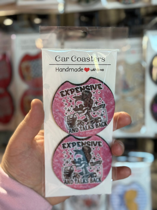 Expensive Difficult Car Coaster Set