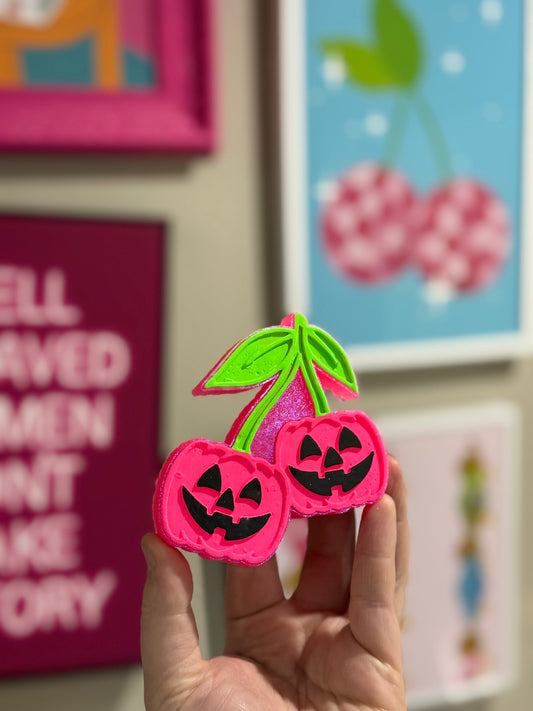 Pink Pumpkin Cherries - Custom
