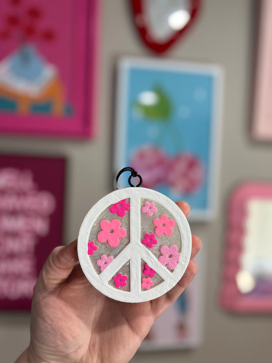 Pink Peace Sign - Custom