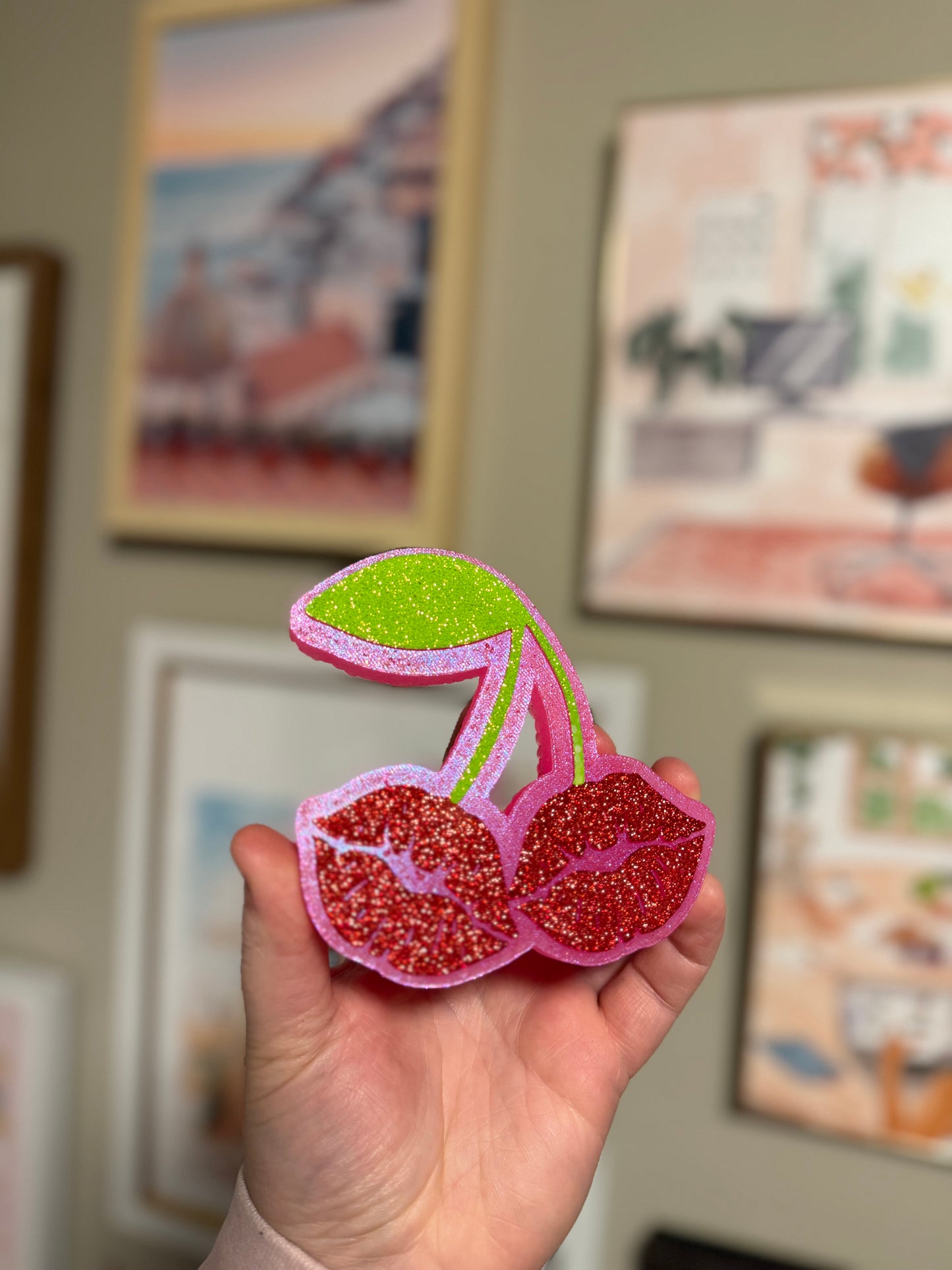 Cherry Lips- Custom Freshie