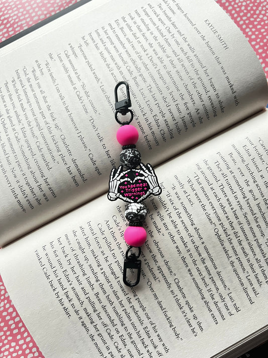 You Had Me At Trigger Warnings Pink Kindle Strap