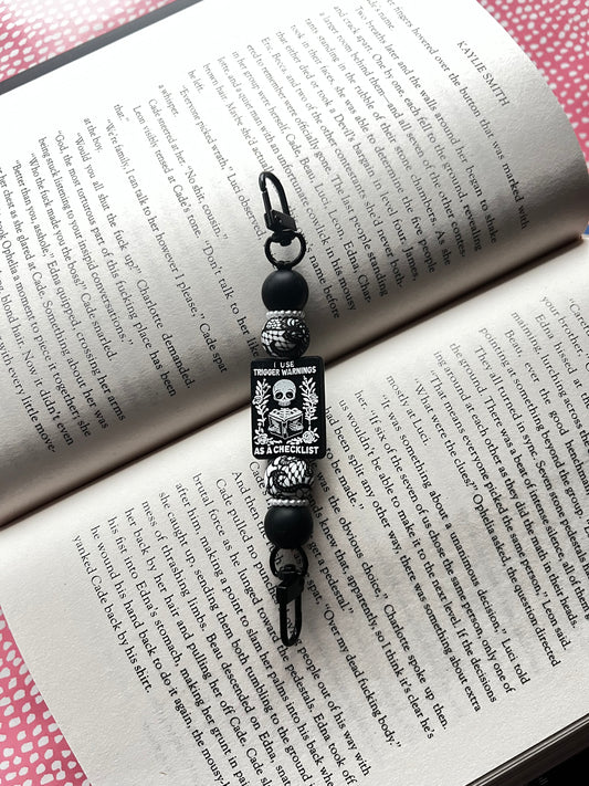 Trigger Warnings Checklist Kindle Strap