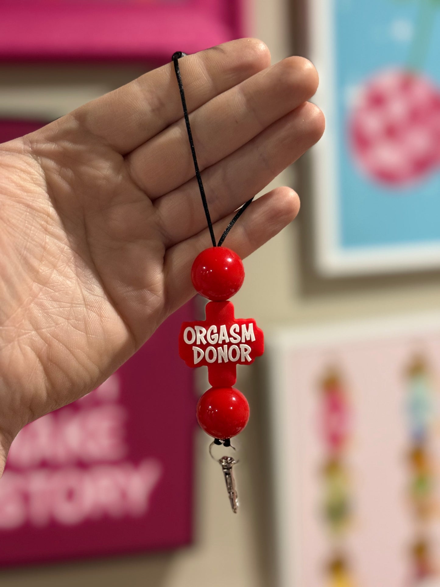 Orgasm Donor Freshie Hanger
