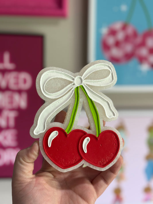 Red Cherry Bow - Custom
