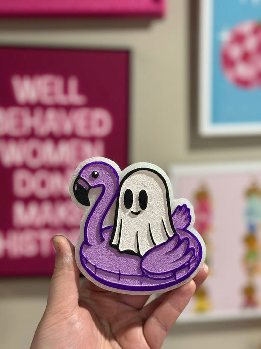 Ghost On Floatie- Custom