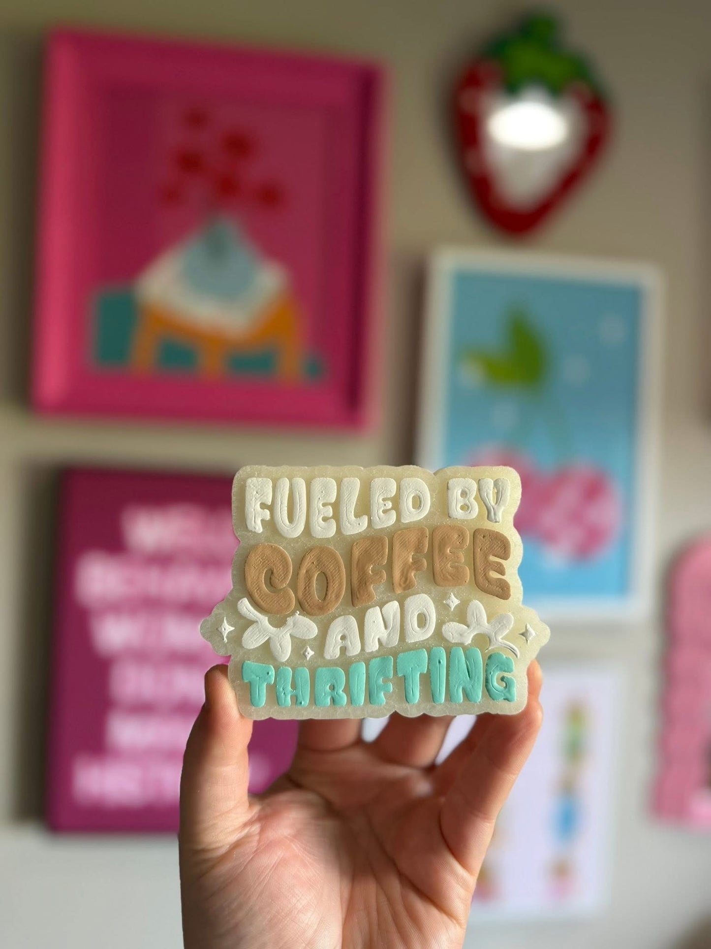 Fueled By Coffee & Thrifting - Custom