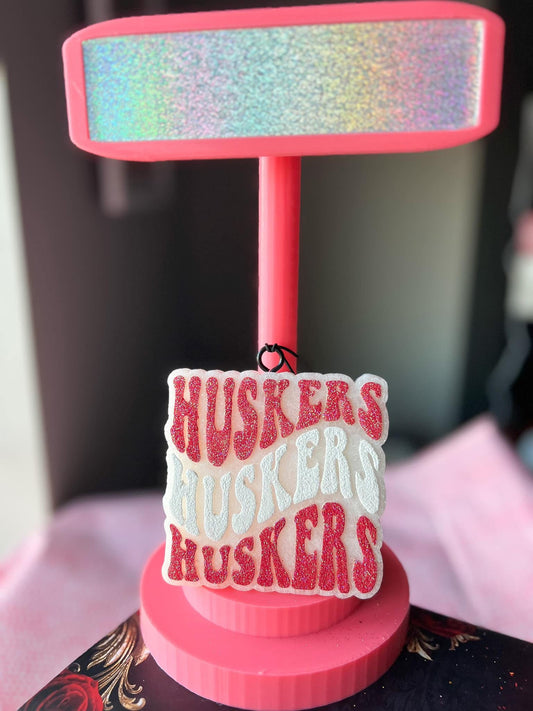 Nebraska GLITTER Freshie - Custom